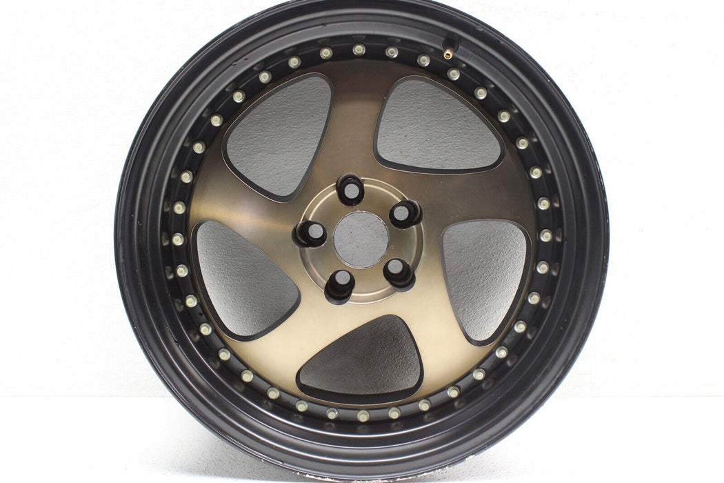 JNC034 18x8.5 5x100 ET30 Bronze Black Wheel Rim Assembly #3