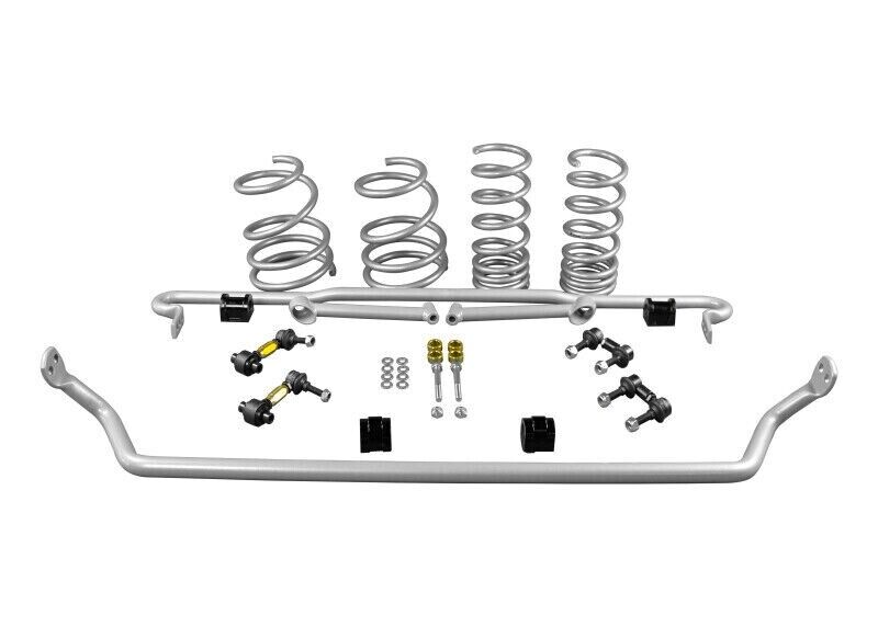 Whiteline GS1-SUB008 Grip Series Front and Rear Sway Bar/Coil Spring Kit