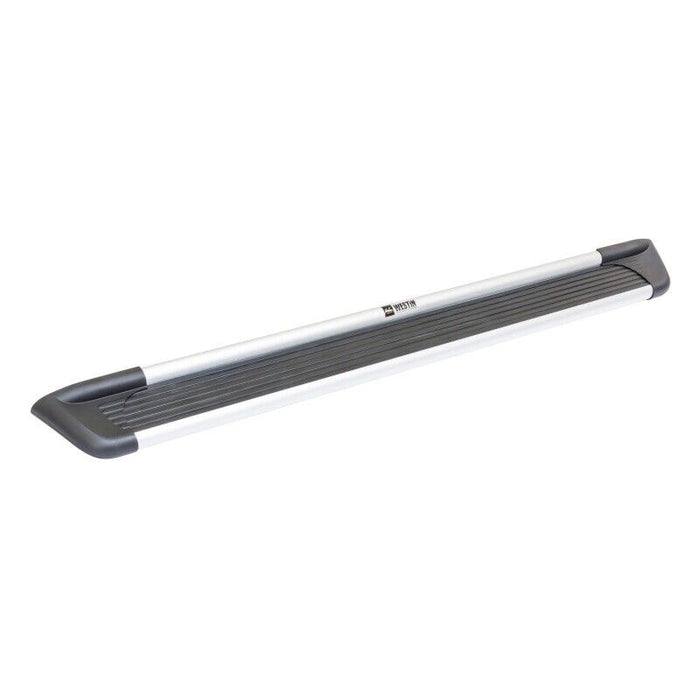 Westin 27-6130 6" Sure-Grip Cab Length Black Running Boards with Brushed Trim