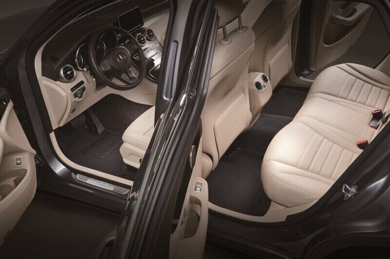 3D MAXpider Elegant Series Black Custom Carpeted Floor Liners for Tesla Model 3