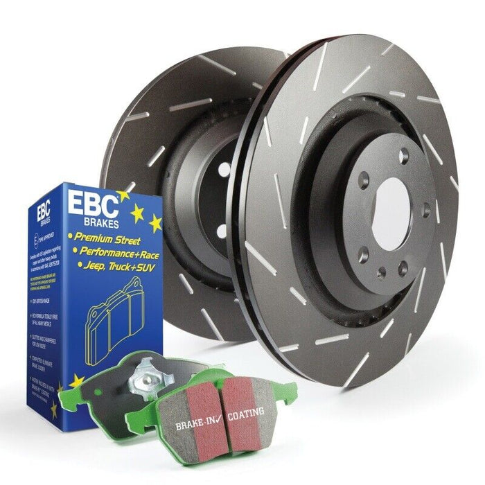 EBC Brakes S2KR2516 S2 Kits Greenstuff 6000 and USR Rotors Fits 05-16 CR-V