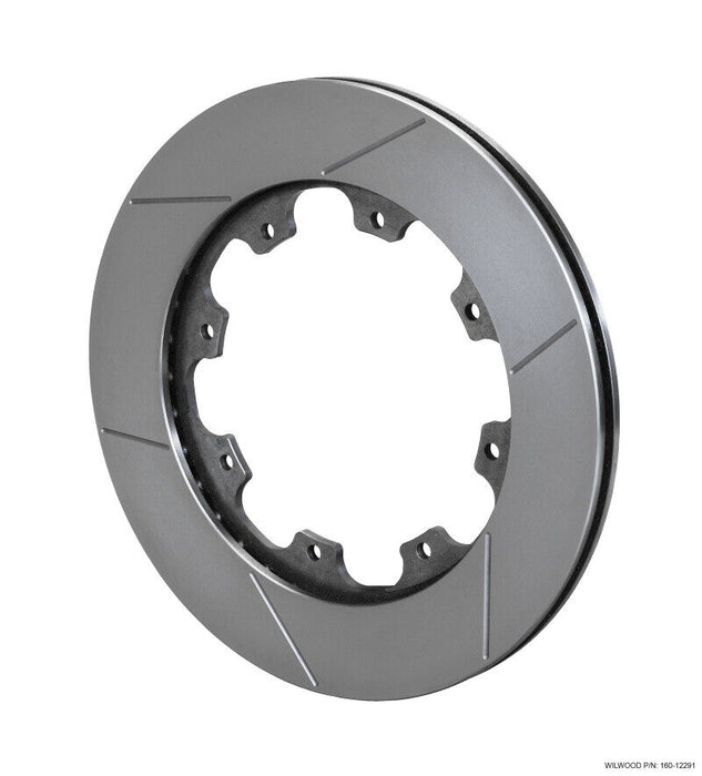Wilwood 160-12291 Brake Rotor Gt Series Curved Vane Iron Slotted Surface