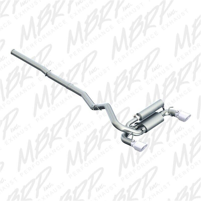 MBRP S4203AL 3" Aluminized Dual Outlet Exhaust System For Ford Focus RS