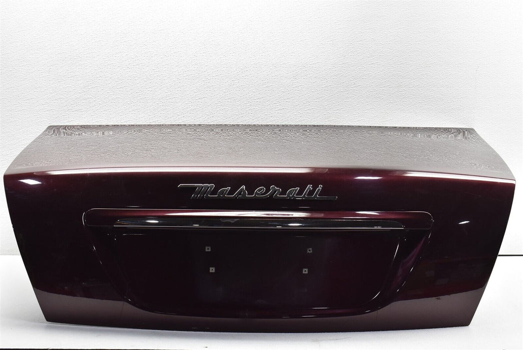 2005 Maserati Quattroporte Trunk Lid Deck Purple 03-12