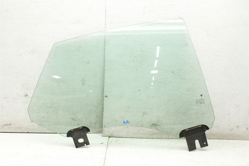 2013 Tesla Model S Passenger Rear Right Door Window Glass Assembly OEM 12-20