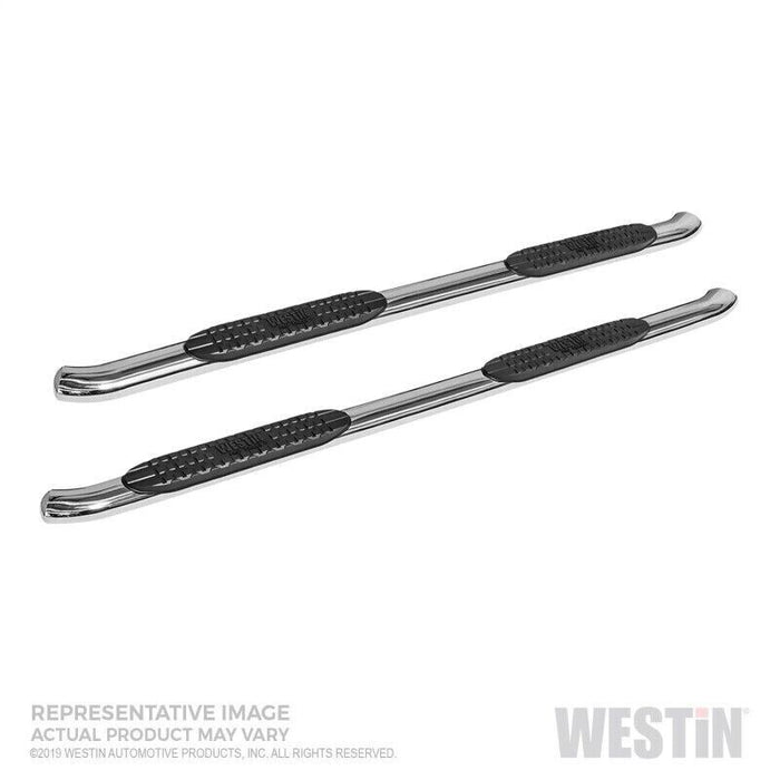 Westin 21-24120 PRO TRAXX 4 Oval Nerf Step Bar Stainless Steel For Silverado