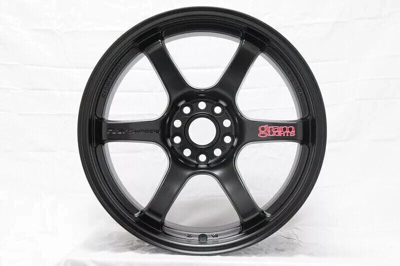 Rays Gram Light 57DR Semi Gloss Black Wheel 18X10.5 +12 5X114.3 Japan Made Cast