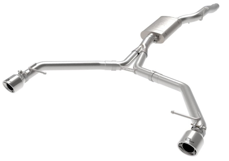 aFe MACH Fits Force-Xp 13-16 Audi Allroad L4 SS Axle-Back Exhaust W/ Polished