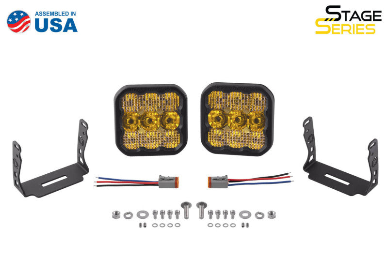 Diode Dynamics Fits SS5 LED Pod Pro - Yellow Driving (Pair)