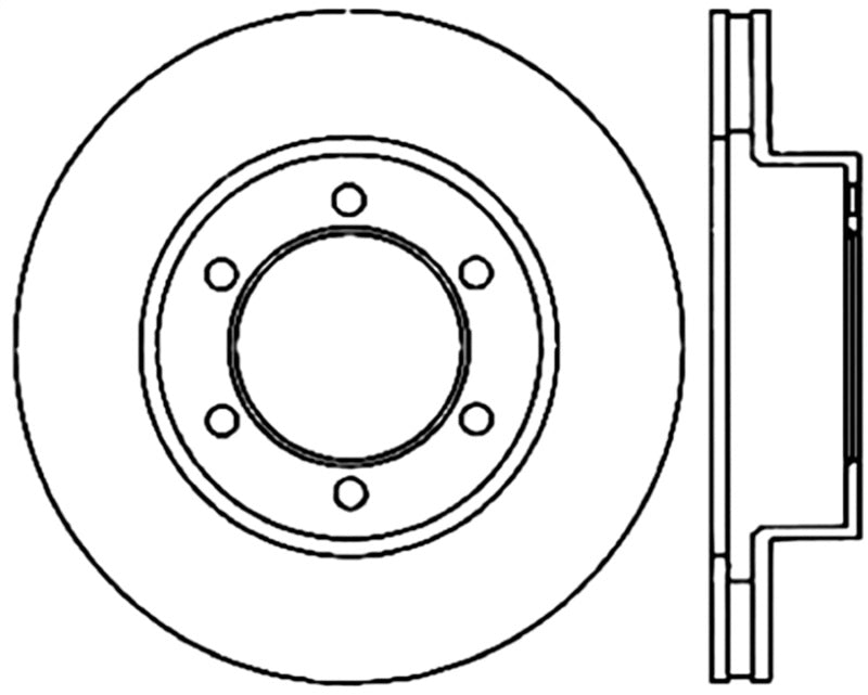 Stoptech Power Slot Fits 01-07 Toyota Sequoia / 00-06 Tundra CRYO Slotted Front