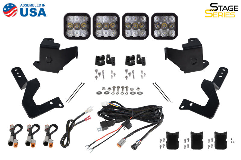 Diode Dynamics Fits 2022 Toyota Tundra SS5 Grille CrossLink Lightbar Kit - Pro