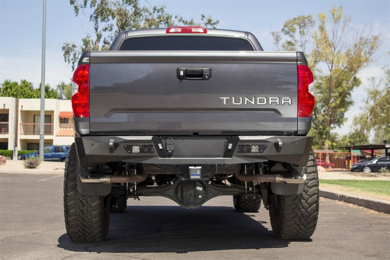 Addictive Desert Designs Fits 2014+ Toyota Tundra Stealth Fighter Rear Bumper W/