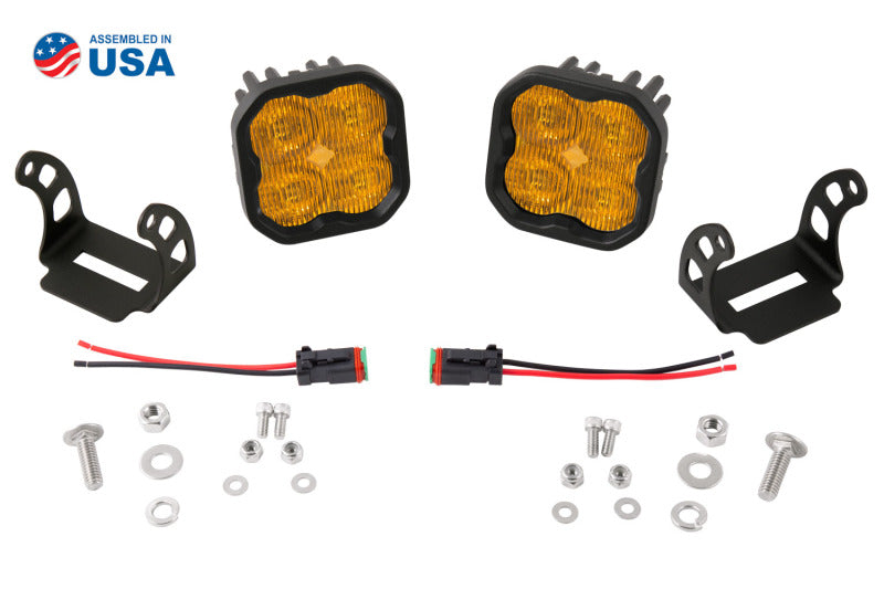 Diode Dynamics Fits SS3 Max ABL - Yellow SAE Fog Standard (Pair)