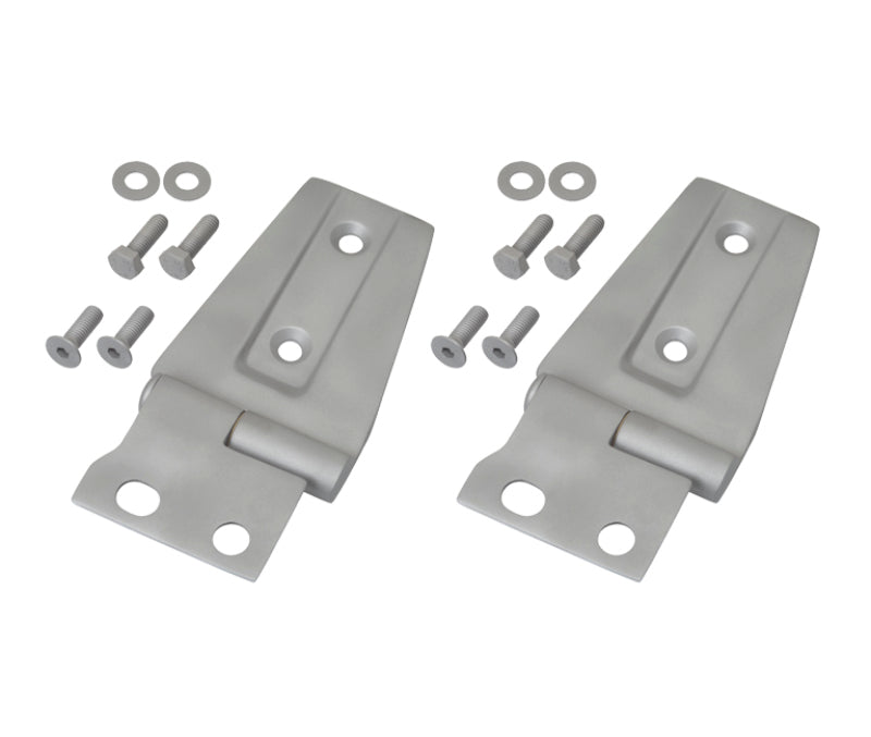 Kentrol Fits 07-18 Jeep Wrangler JK Hood Hinge Pair Bare Grey