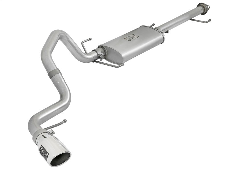 aFe Fits Scorpion 2-1/2in Alum Steel Cat-Back Exhaust W/ Polished Tips 07-17