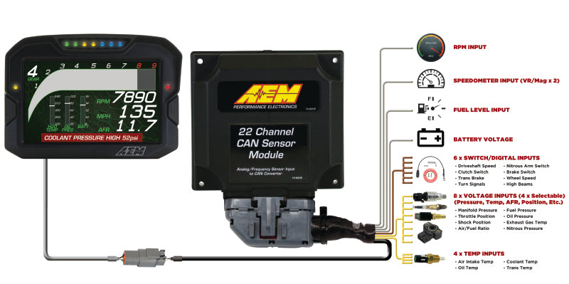 AEM Fits 22 Channel CAN Expander Module