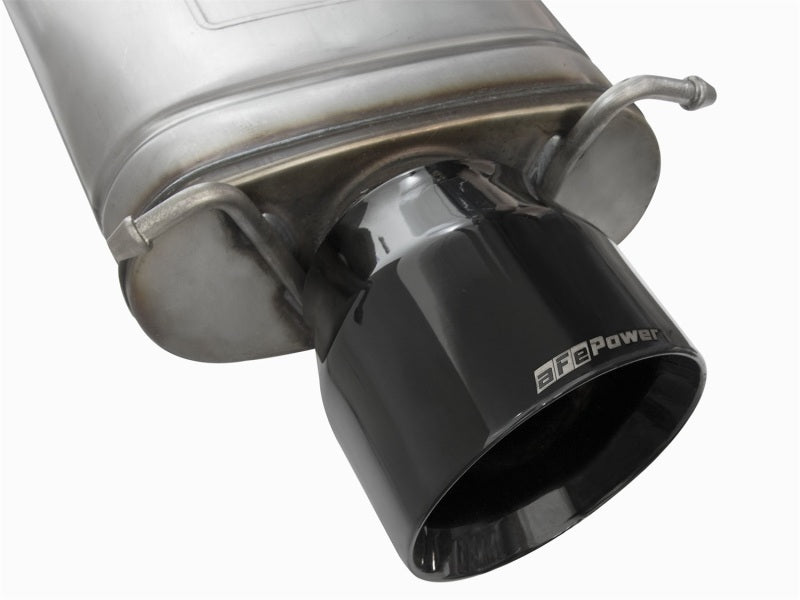 aFe Fits Mach Force-Xp 3in CB Stainless Steel Dual Exhaust System W/ Black Tips