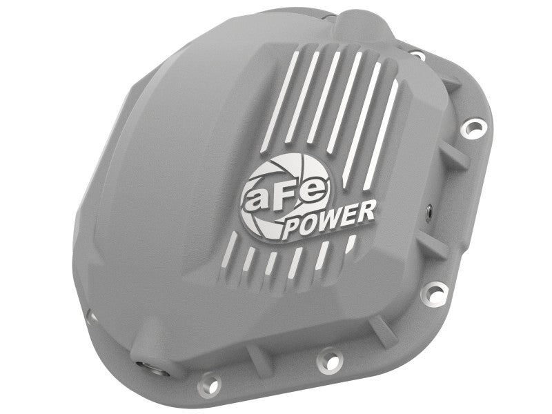 aFe Front Differential Cover (Raw; Fits Street Series); Ford Diesel Trucks