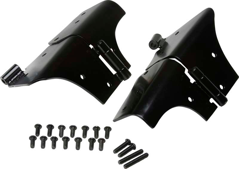 Kentrol Fits 97-06 Jeep Wrangler TJ Windshield Hinge Pair- Powdercoat Black