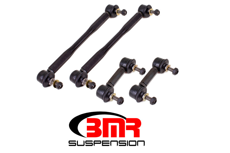 BMR Fits 14-17 Chevy SS Front And Rear Sway Bar End Link Kit - Black