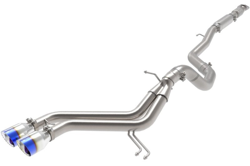 aFe Takeda 2-1/2in To 3in SS-304 Cat-Back Exhaust Fits W/ Blue Flame Tips 13-17