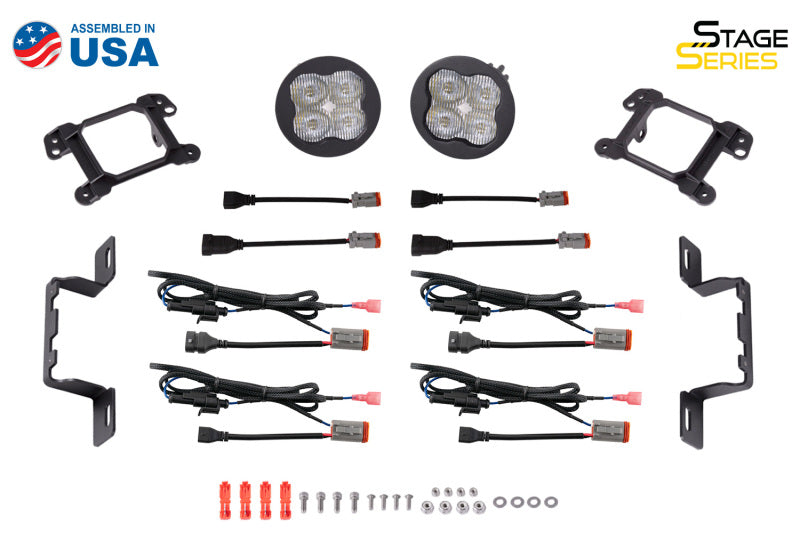 Diode Dynamics Fits SS3 Max Type MR Kit ABL - Yellow SAE Fog