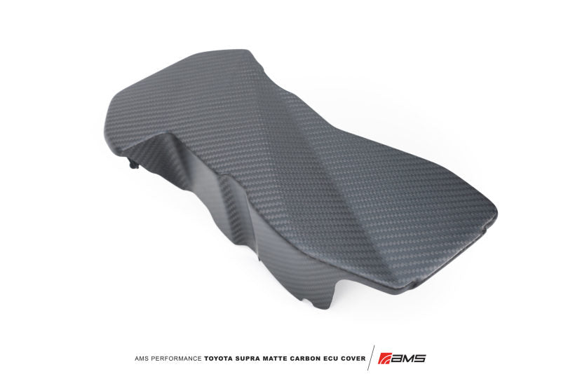 Ams Fits Performance 2020+ Toyota GR Supra Carbon Fiber ECU Cover - Matte Carbon