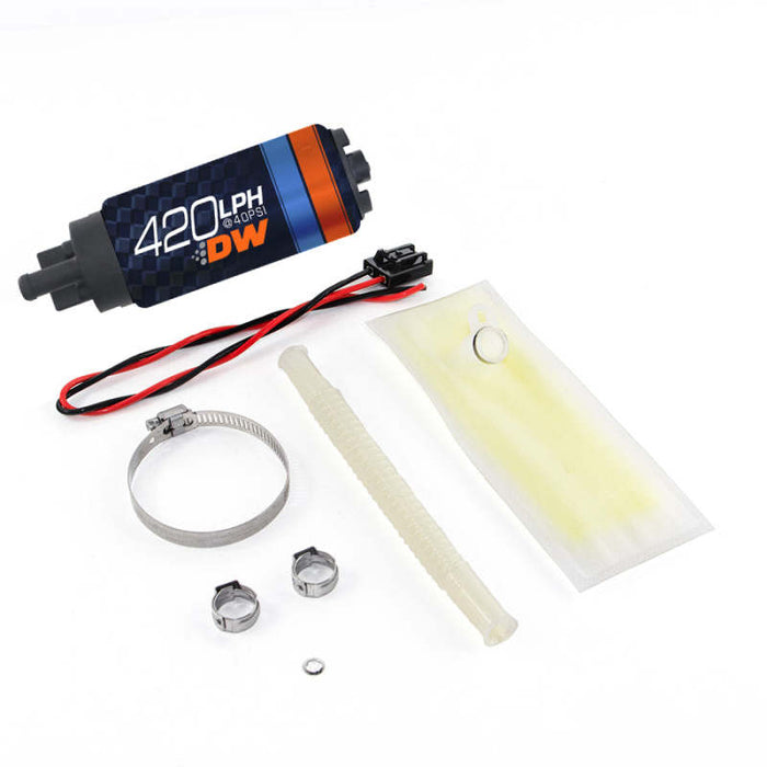 Deatschwerks DW420 Series 420lph In-Tank Fuel Pump w/ Install Kit For BMW E36 /