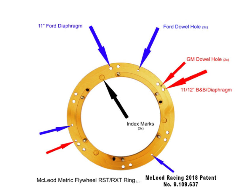 McLeod RST Clutch Fits 2011-2012 Mustang Gt 1in X 23 Metric Spline