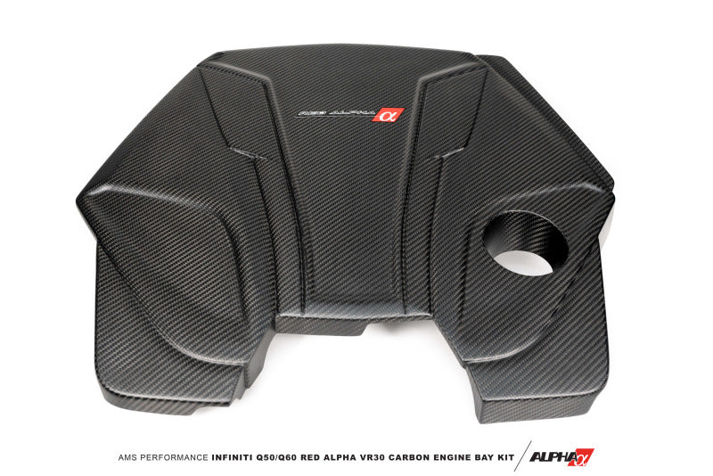 Ams Fits Performance Infiniti 17+ Q60 / 16+ Q50 3.0TT Alpha Matte Carbon Engine