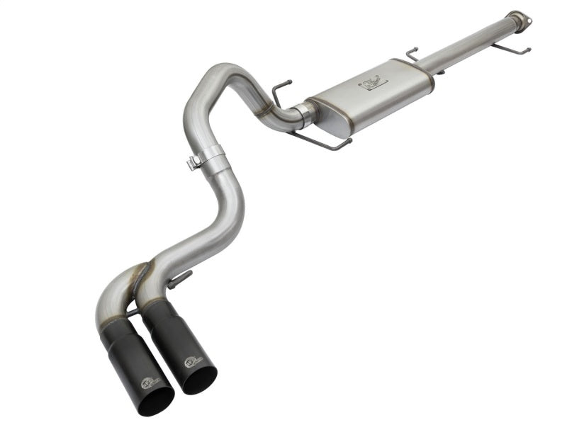 aFe Fits Rebel Series 3in Stainless Steel Cat-Back Exhaust System W/black Tips