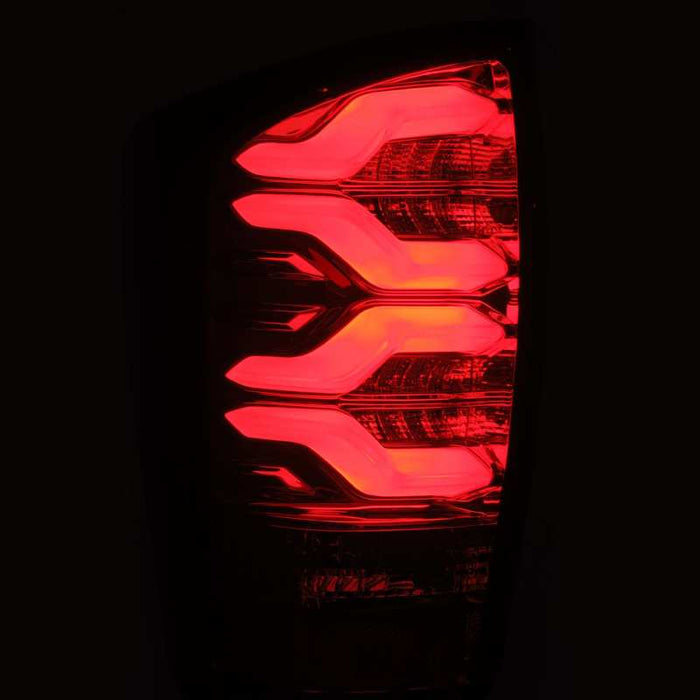 AlphaRex Fits 16-20 Toyota Tacoma PRO-Series LED Tail Lights Red Smoke