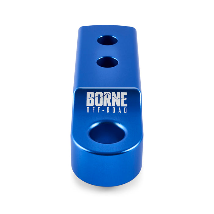 Borne Off-Road CNC Hitch Receiver Shackle Fits 2in Blue