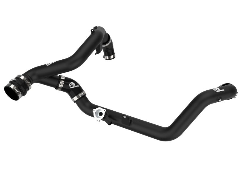 aFe Bladerunner Fits 2-1/4 IN Aluminum Hot Charge Pipe Black 20-23 Ford