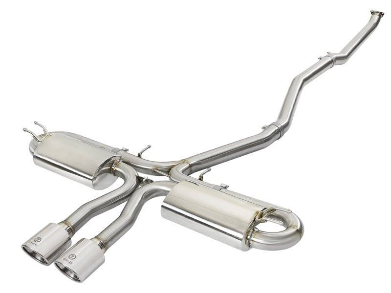 aFe Takeda Fits 3in 304 SS Cat-Back Exhaust System W/polished Tips 2017+ Honda