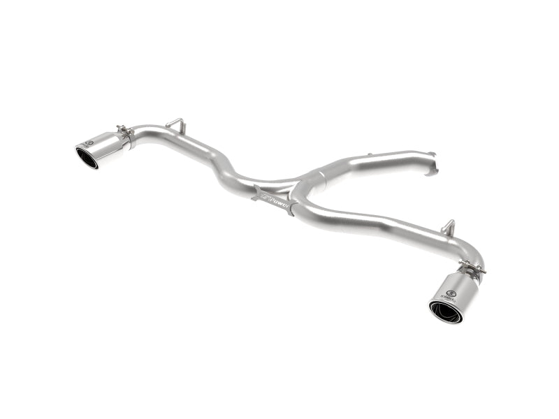 aFe Takeda Fits 3in-2.5in SS Axle-Back Exhaust W/polished Tips 2018 Hyundai