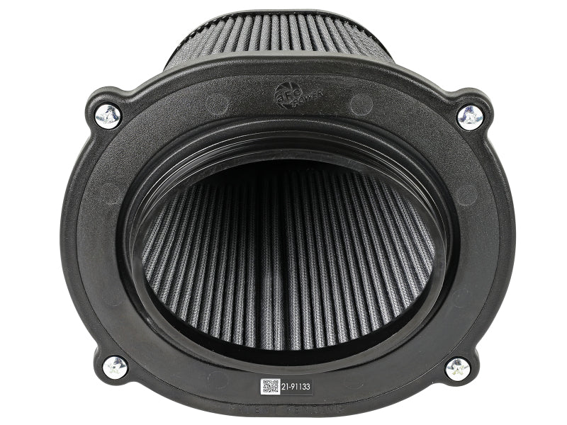 aFe Fits Quantum Pro DRY S Air Filter Inverted Top - 5.5inx4.25in Flange X 9in