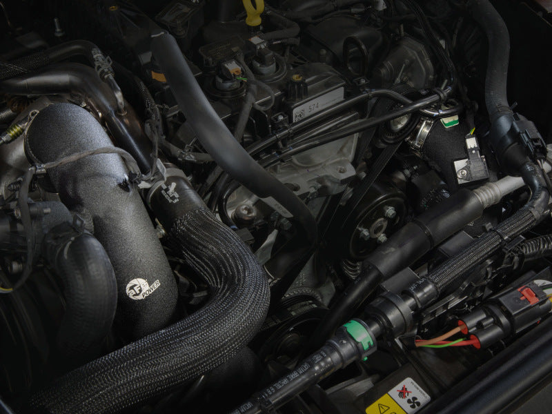 aFe Fits 21-22 Ford Bronco L4-2.3L (t) BladeRunner Alum Hot/Cold Charge Pipe Kit