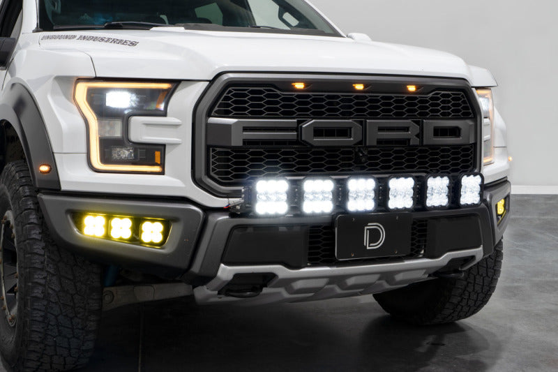 Diode Dynamics Fits 17-20 Ford Raptor SS5 Grille CrossLink Lightbar Kit - Pro