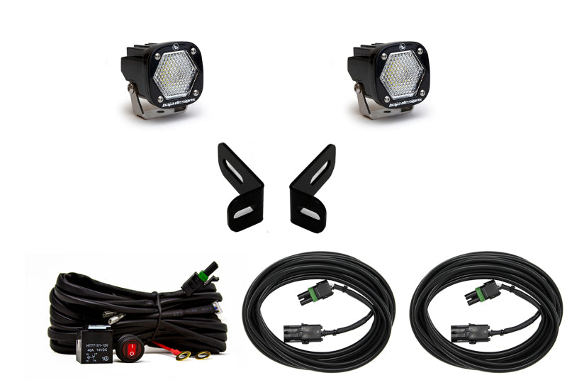 Baja Designs Fits 21+ Ford Bronco Sport Dual S1 WC Dual Reverse Kit - Clear