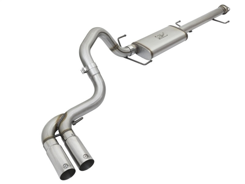 aFe Fits Rebel Series 3in Stainless Steel Cat-Back Exhaust System W/polished