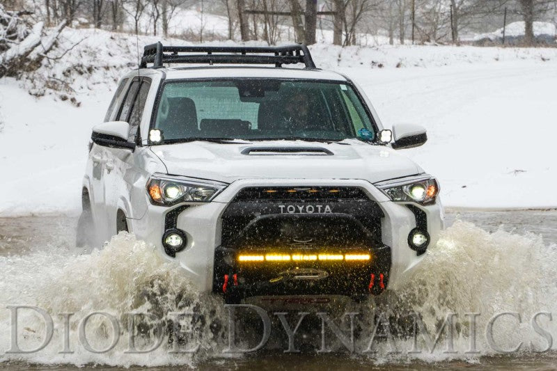 Diode Dynamics Fits 10-21 Toyota 4Runner SS3 LED Ditch Light Kit - Yellow Pro