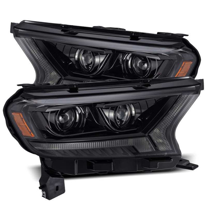 AlphaRex Fits 2016+ Ford Ranger PRO-Series Proj Headlights Plank Style Alpha