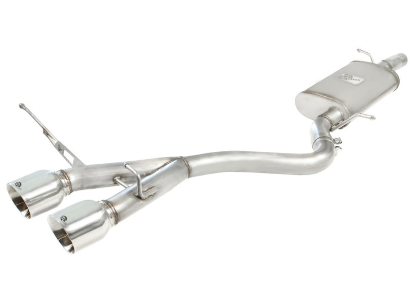 aFe MACHForce Fits XP 2-1/2in SS-304 Cat-Back Exhausts W/ Polished Dual Tips