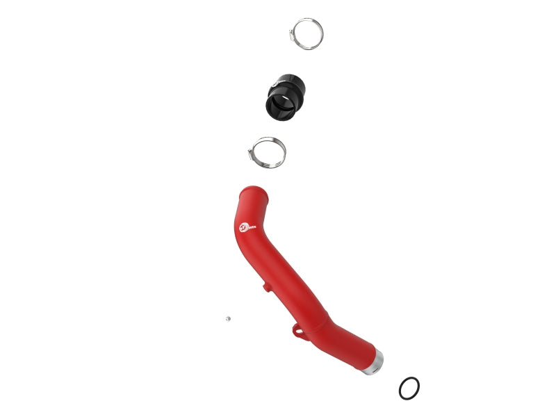 aFe BladeRunner Fits 2-1/2 IN Aluminum Hot Charge Pipe Red 22-23 Subaru WRX