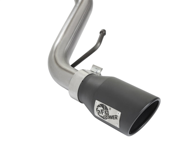 aFe Fits Scorpion 2-1/2in Aluminized Steel Cat-Back Exhaust W/ Black Tips 07-17