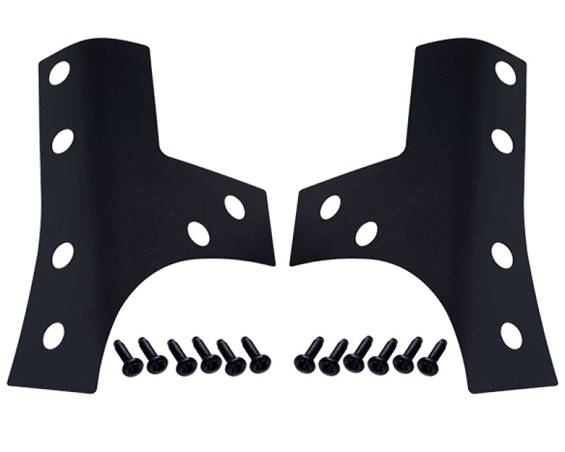 Kentrol Fits 07-18 Jeep Wrangler JK Windshield Support Overlays Pair - Textured