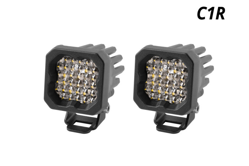 Diode Dynamics Stage Fits Series C1R - White Flood Standard LED Pod (Pair)