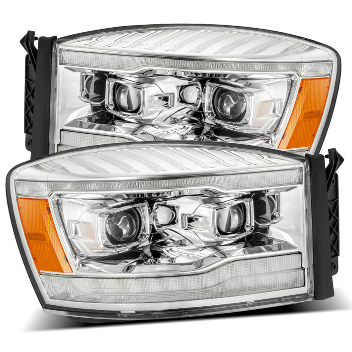 AlphaRex Fits 06-08 Dodge Ram 1500HD PRO-Series Projector Headlights Plank Style