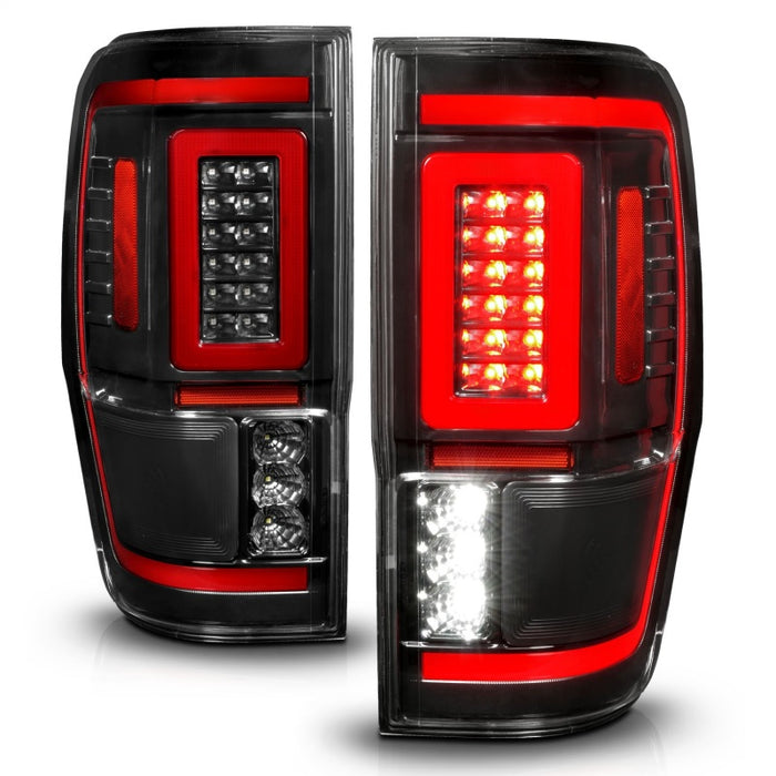 Anzo Fits 19-22 Ford Ranger Full LED Taillights W/ Lightbar Sequential Signal